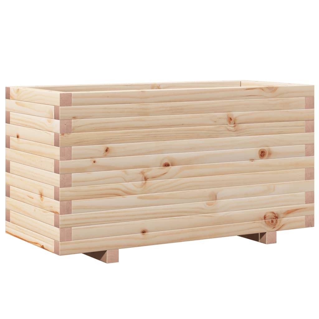 Maison Chic - Jardinière, Bac à fleurs, Pot de fleurs 90x40x49,5 cm bois de pin massif-JU13890 - Imagen 1