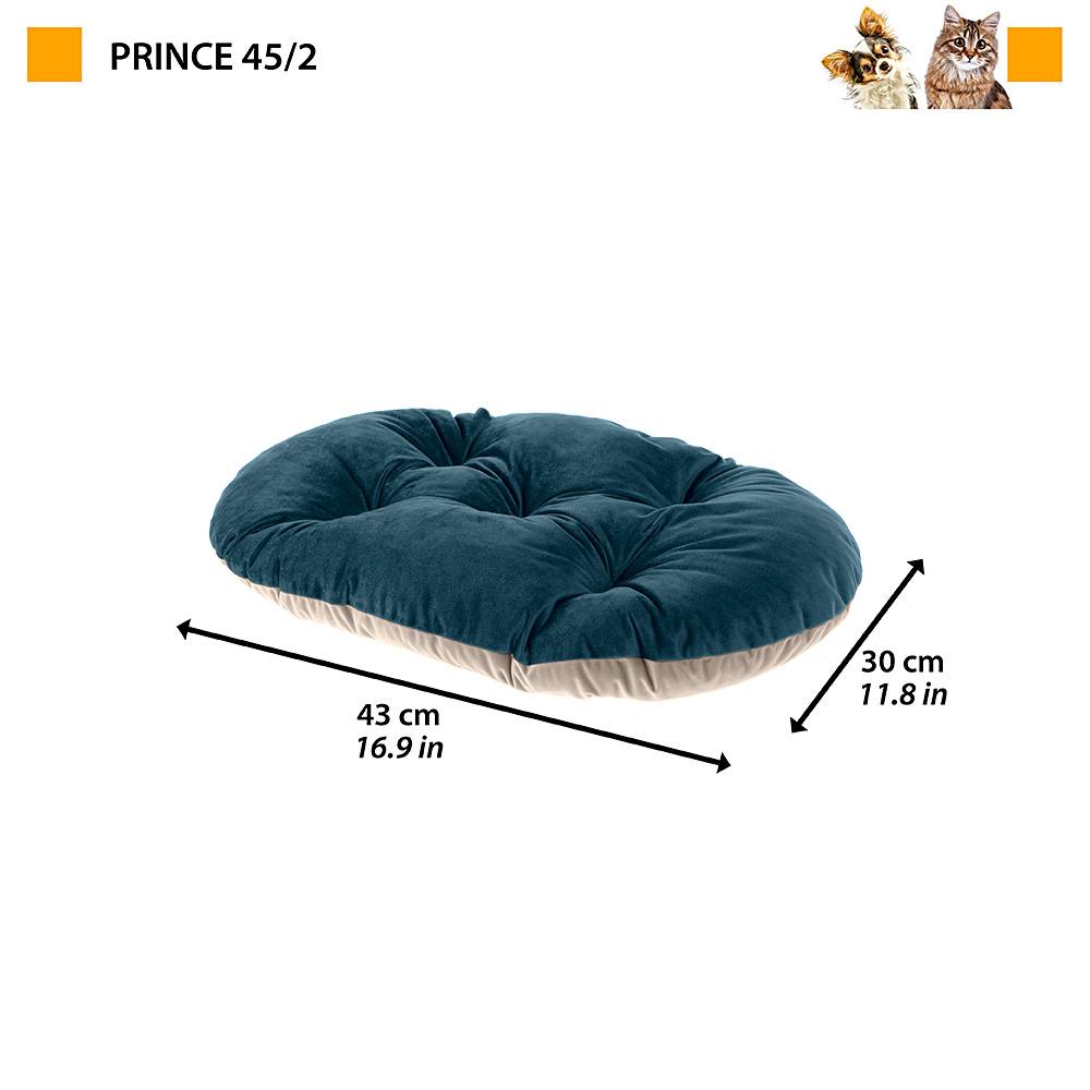 Ferplast - Ferplast coussin pour chiens et chats PRINCE 45/2, petit lit rembourré pour animaux, double-face, 43x30 cm, rose - Imagen 2