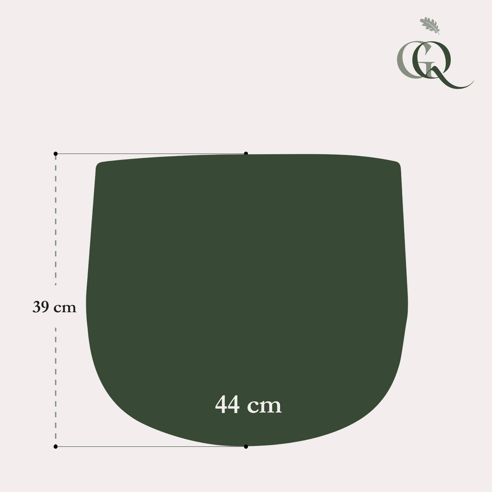 Pot Elisa vert vintage XL H39 W44 cm- La Green Touch - Imagen 2