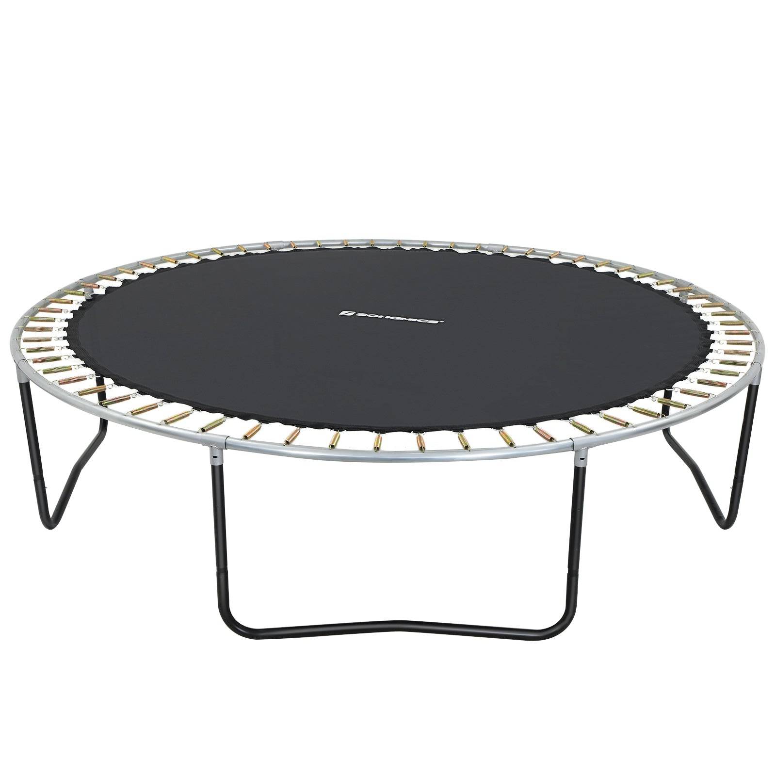 Tapis de saut pour trampoline pièce de rechange convient pour un trampoline de diamètre de 366 cm 72 anneaux noir - Image 2