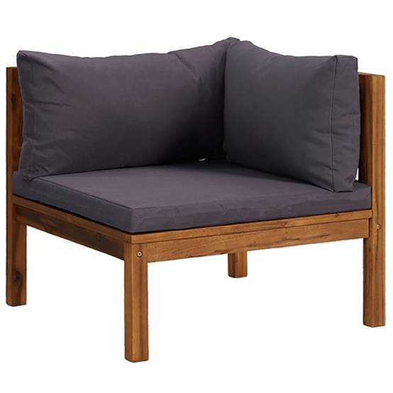 Vidaxl - Salon de jardin 5 pcs avec coussin Bois d'acacia solide vidaXL 3086919 - Image 7