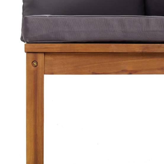 Vidaxl - Salon de jardin 5 pcs avec coussin Bois d'acacia solide vidaXL 3086919 - Image 4