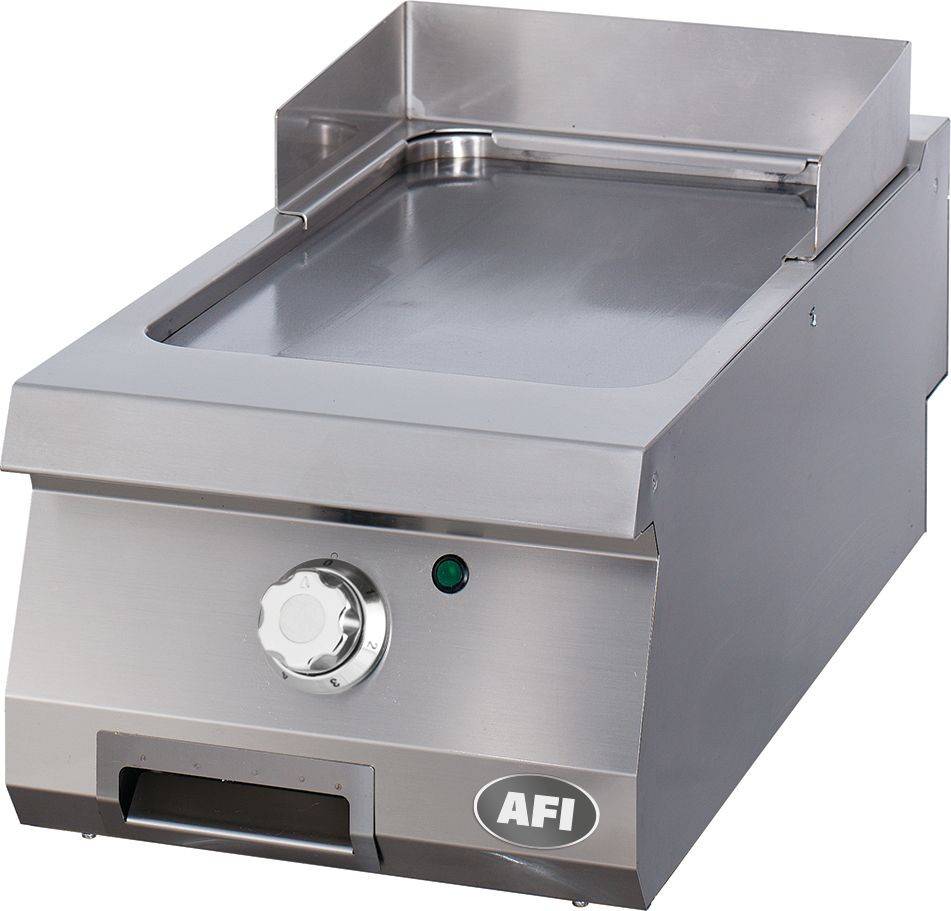 Grill Électrique à Poser Plaque Simple Lisse Acier Carbone ou Chrome - Série 900 - AFI Collin Lucy - - Image 1