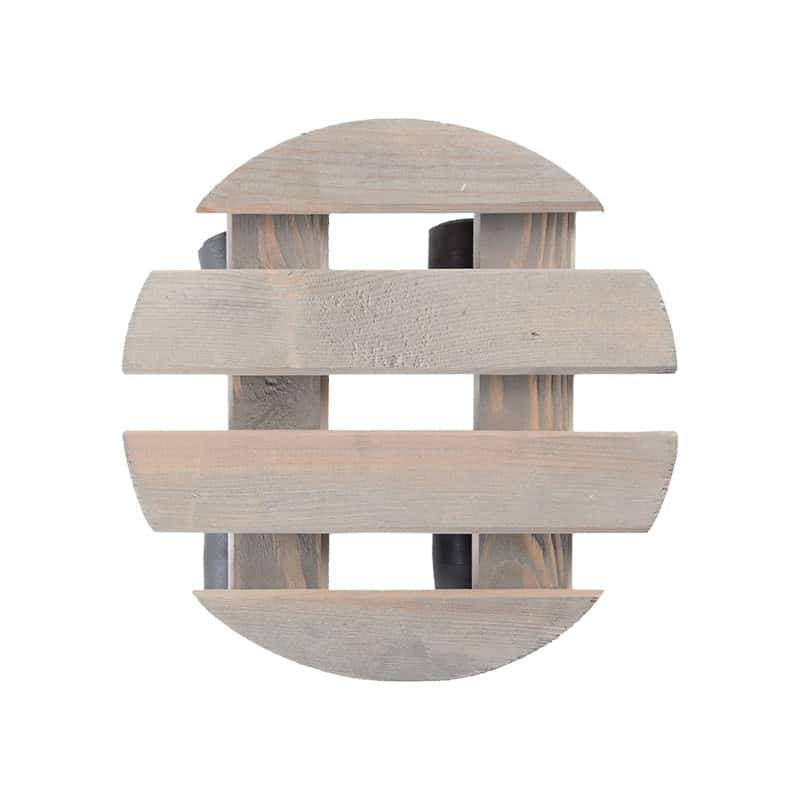 Esschert Design - Support à roulettes gris pour plantes 23 cm - Esschert Design - Imagen 2
