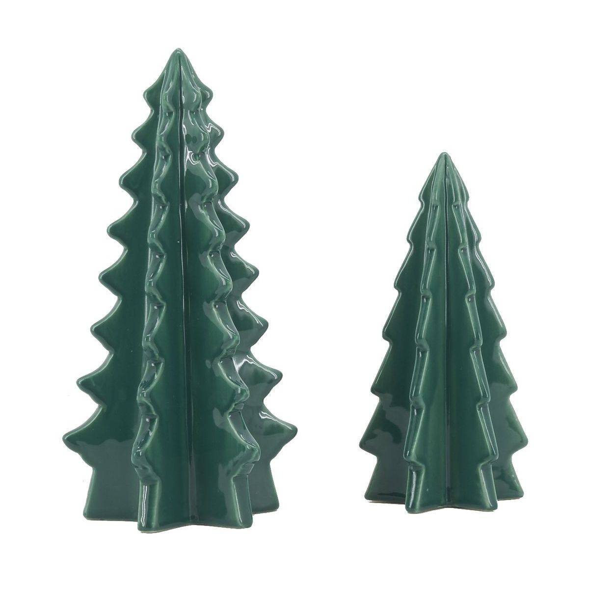 Aubry Gaspard - Duo de sapins en céramique - Imagen 1