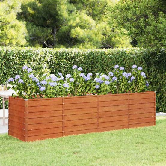ComfortXL - Très grand potager surélevé acier Corten hauteur 77cm 320x80x77cm – ComfortXL Outdoor Living - Image 1