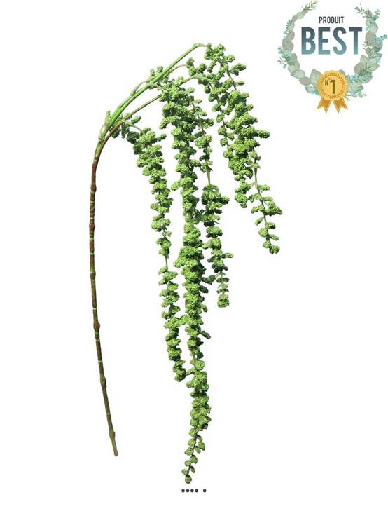 Amarante artificielle retombante, L 105 cm Vert - BEST - couleur: Vert - Image 1