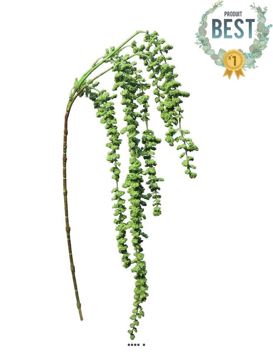 Amarante artificielle retombante, L 105 cm Vert - BEST - couleur: Vert - Image 1