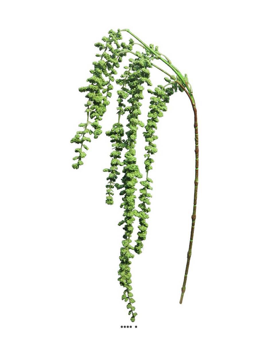 Amarante artificielle retombante, L 105 cm Vert - BEST - couleur: Vert - Image 3