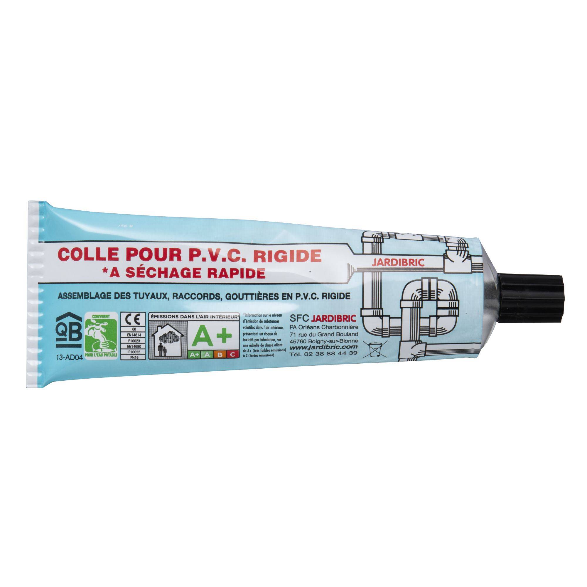 Jardibric - Tube de Colle PVC à Solvants (125 ml) - Parfait pour l'Assemblage Solide et Durable de Tuyauteries PVC dans Vos Projets de Plomberie ou d'Arrosage. - Image 2
