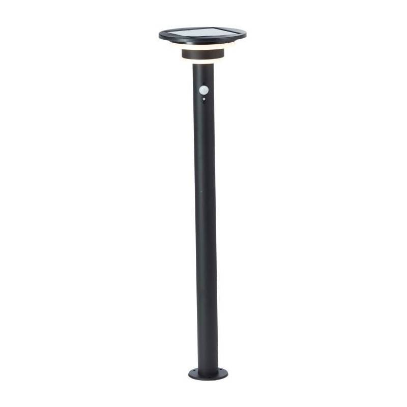 Brilliant - Potelet Extérieur - Brilliant - Garvina - Led Et Solaire - Détecteur De Mouvement - Acier Inoxydable Et Plastique - 4 W - Noir - Imagen 1