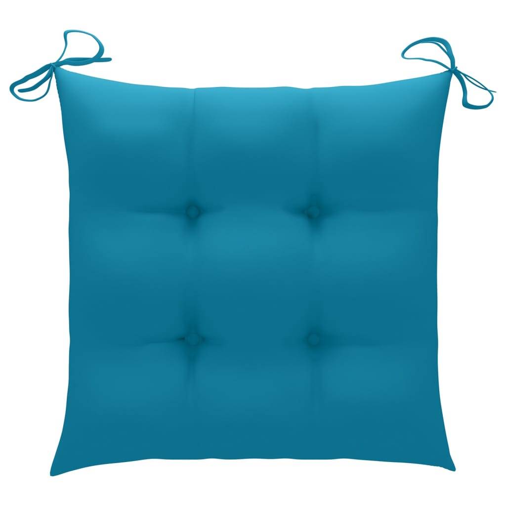 Chaises de jardin empilables teck bleu clair 60 x 57.5 x 90 cm - PANGIVO - Image 8