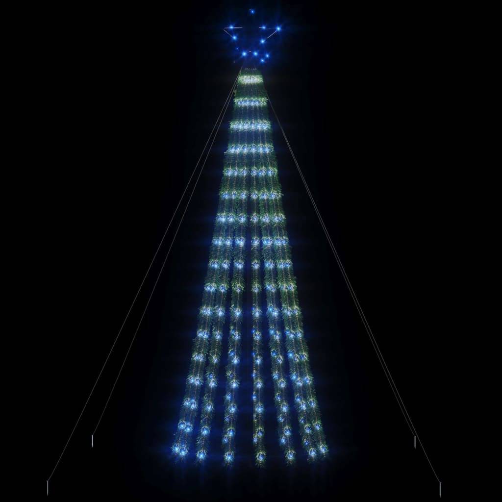 Sapin De Noël - Arbre de Noël lumineux conique 275 LED bleu 180 cm - Image 3