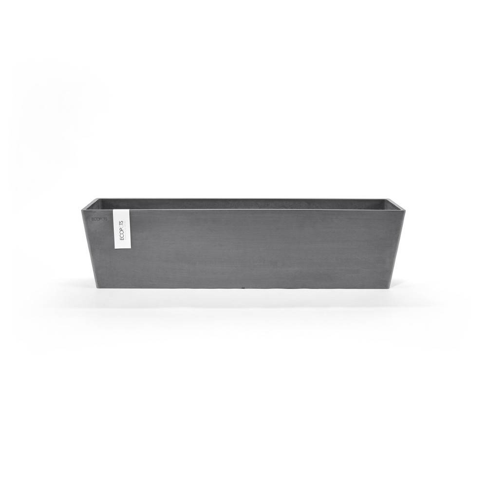 Ecopots - Pot Rectangulaire Bruges 80 Gris - 80 x 20 x H. 20 cm - 25 L ECOPOTS - Imagen 1