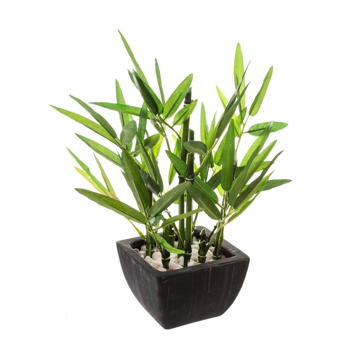 Atmosphera - Bambou artificiel pot céramique H26cm - Atmosphera Créateur d'intérieur - Imagen 1