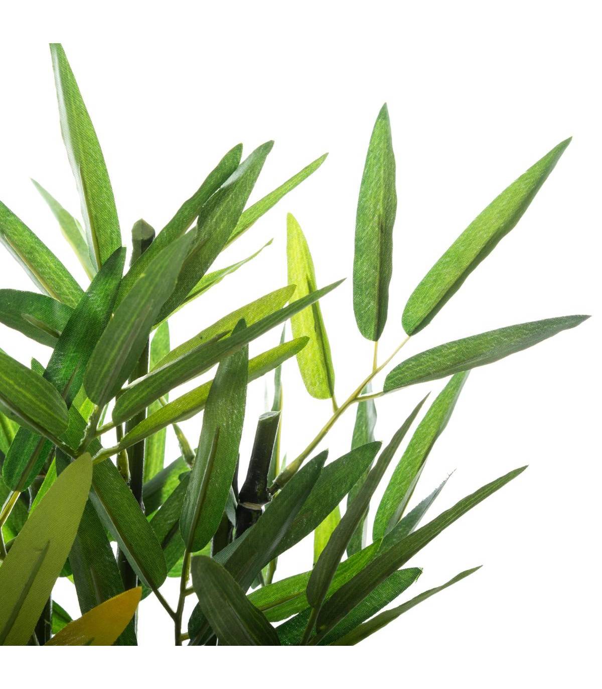 Plante artificielle Bambou dans un pot en céramique H 26 cm - Image 2
