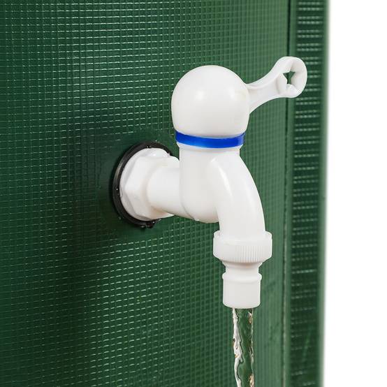 Terre Jardin - Réservoir / cuve d'eau de pluie pliable 250 Litres Vert - Image 6