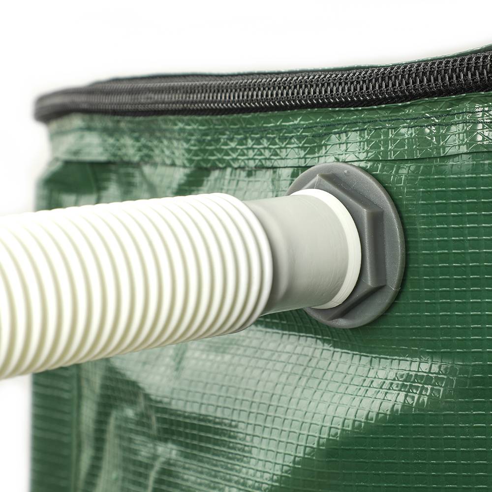 Terre Jardin - Réservoir / cuve d'eau de pluie pliable 250 Litres Vert - Image 7
