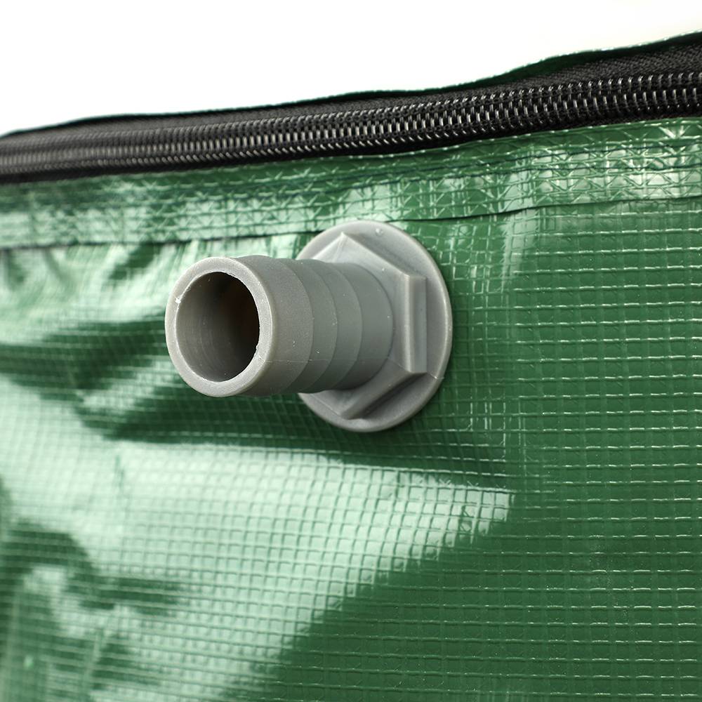 Terre Jardin - Réservoir / cuve d'eau de pluie pliable 250 Litres Vert - Image 3