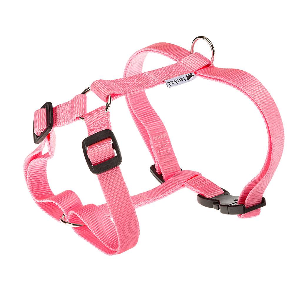 Ferplast - Ferplast Harnais Chien Grande Taille CHAMPION L, Harnais pour Chien Ajustable en 3 Points, Facile à Porter, Poitrine 50-82 cm. Rose - Imagen 1