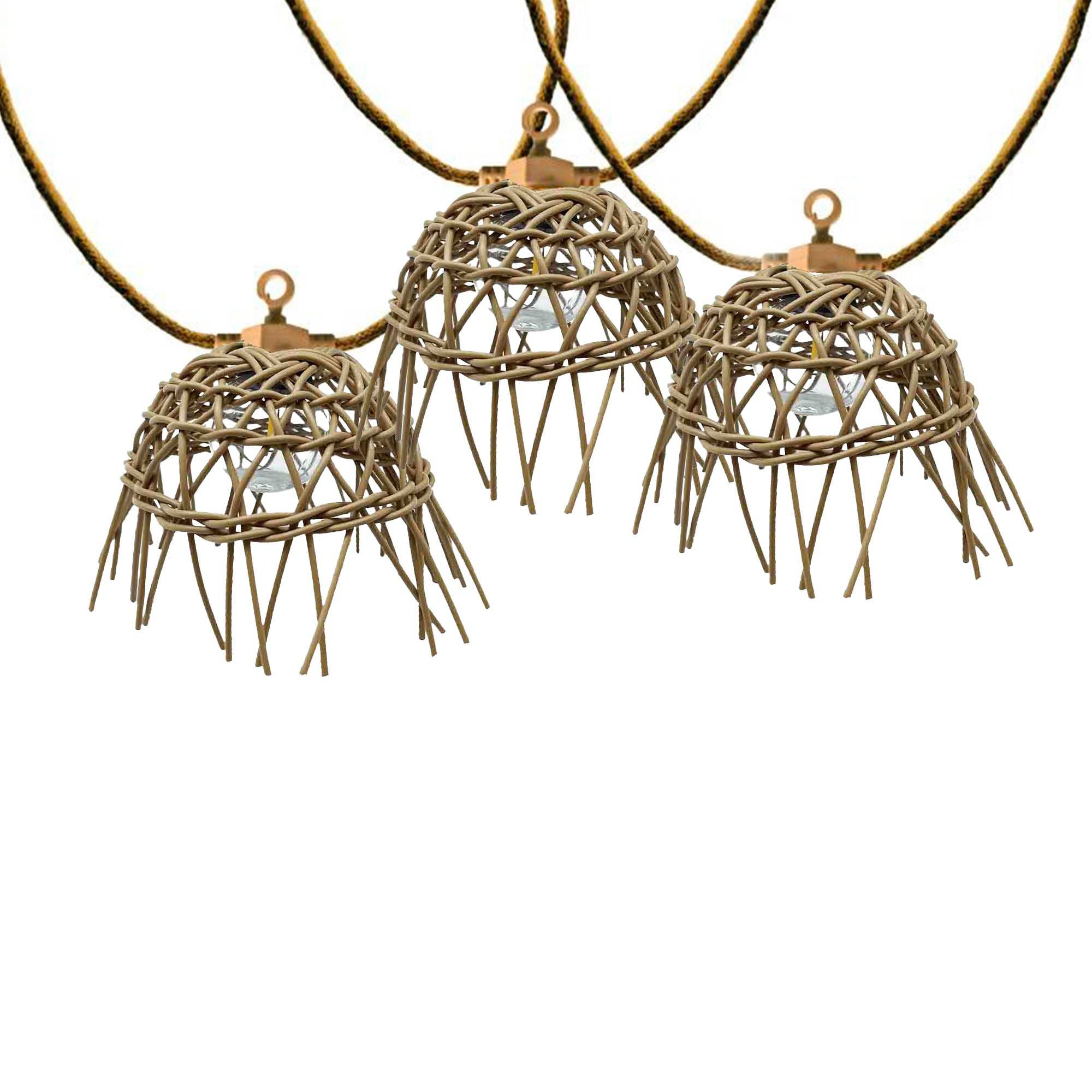 Lumisky - Guirlande solaire MINI HAWAI HYBRID 10 ampoules 8M - Imagen 1