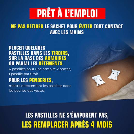 Pastilles Anti-mites Et Acariens X20 - Kapo - Image 4