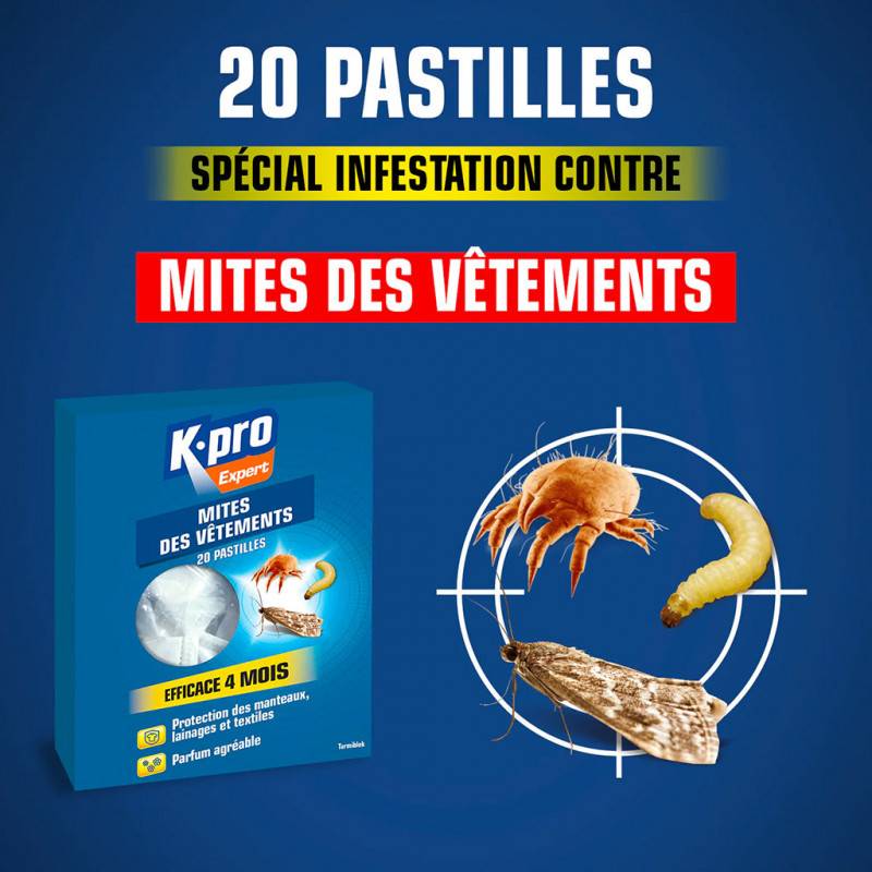 Pastilles Anti-mites Et Acariens X20 - Kapo - Image 2