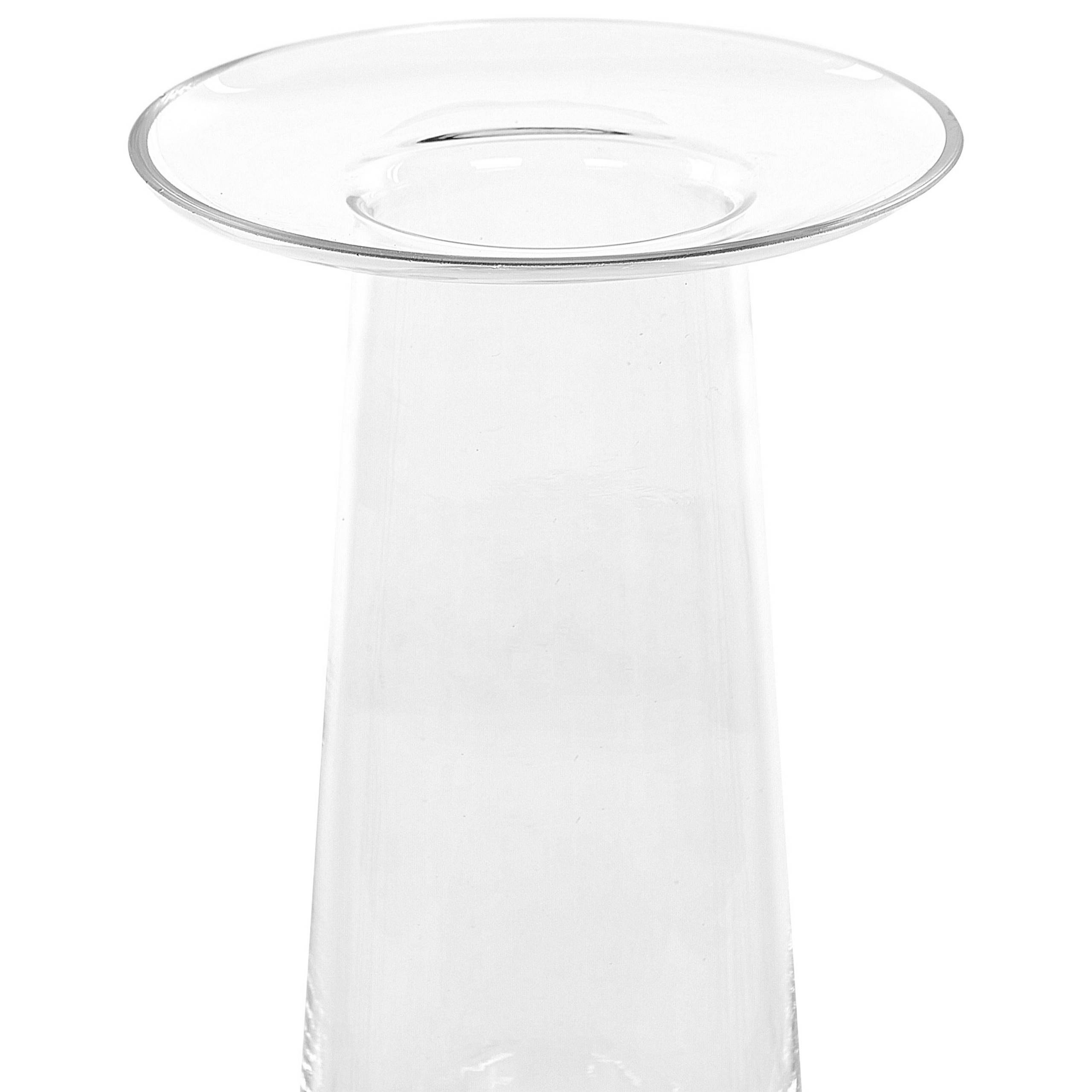 Beliani - Vase à fleurs Verre Transparent MANNA - 14x14x26- Beliani - Image 4