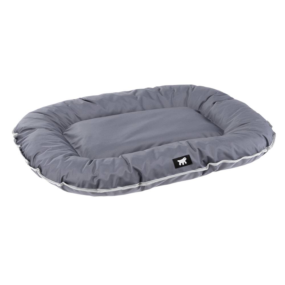 Ferplast - Ferplast Panier Chien Coussin Chien Grande Taille Tissu anti-rayures Lavable à 30°C.Matelas pour chien imperméable 120 x 80 x 13,5 cm.Gris - Imagen 1