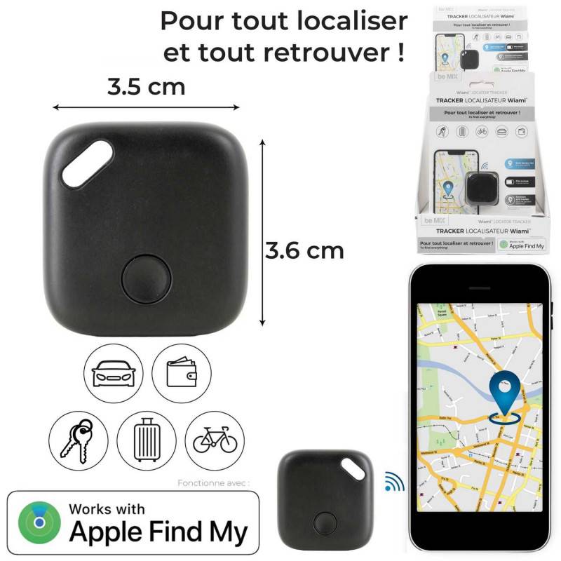 TRACKER LOCALISATEUR Wiami | Compatible avec APPLE | Suivi temps réel- VENTEO - Image 3