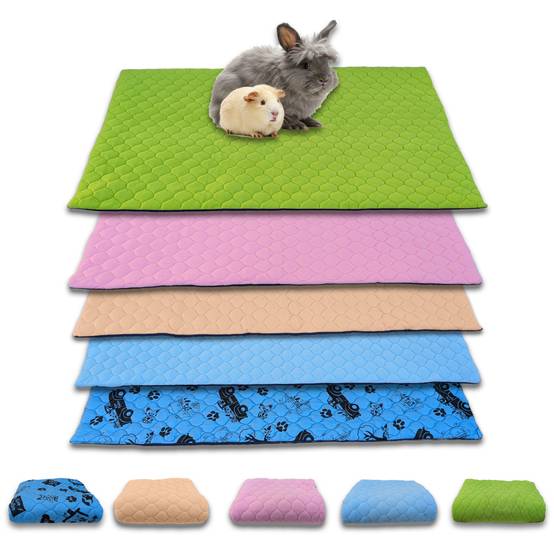 Lot de 2 - Tapis qui remplace la Litière pour Cochon d'Inde et Lapin - Absorbant, Imperméable, Passe en Machine 140 x 70 cm - Neo Solvo - Image 9