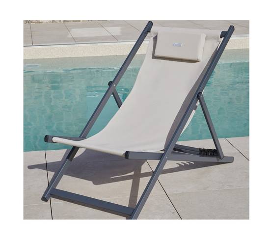 Lot de 2 Chiliennes - Aluminium - Lin en Aluminium - ATHOS - Image 2