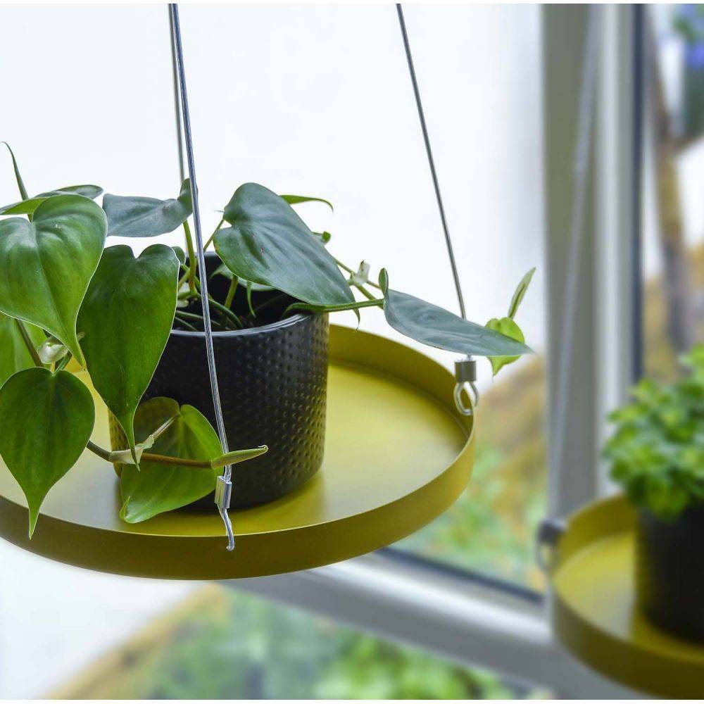 Esschert Design - Support à plantes rond à suspendre doré Diamètre de 24 cm Esschert Design - Imagen 2