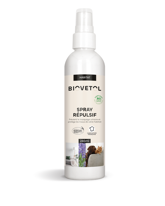 Biovetol - Spray Répulsif Chien et Chat Bio - 240ml - Image 1