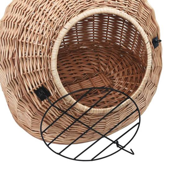 Vidaxl - Cage de transport pour chats 45x35x35 cm Saule naturel vidaXL 170907 - Imagen 4