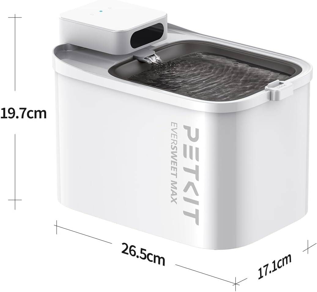 Petkit - EVERSWEET MAX Fontaine à eau connectée pour animaux, 3L, 83jours d'autonomie PETKIT - Imagen 5