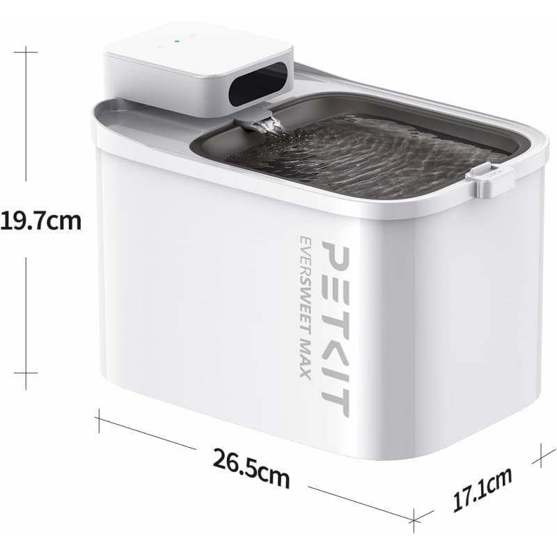 Petkit - EVERSWEET MAX Fontaine à eau connectée pour animaux, 3L, 83jours d'autonomie PETKIT - Imagen 7