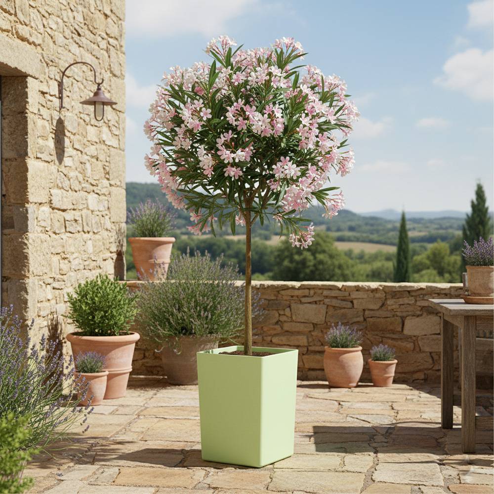 Pot de fleur carré suerte h 67 cm-plast'up rotomoulage - Image 3
