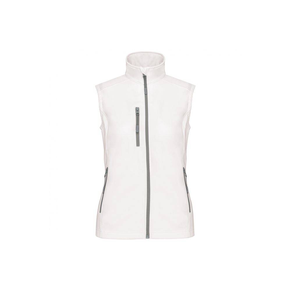 Bodywarmer Softshell femme Kariban imperméable Blanc S - Image 1
