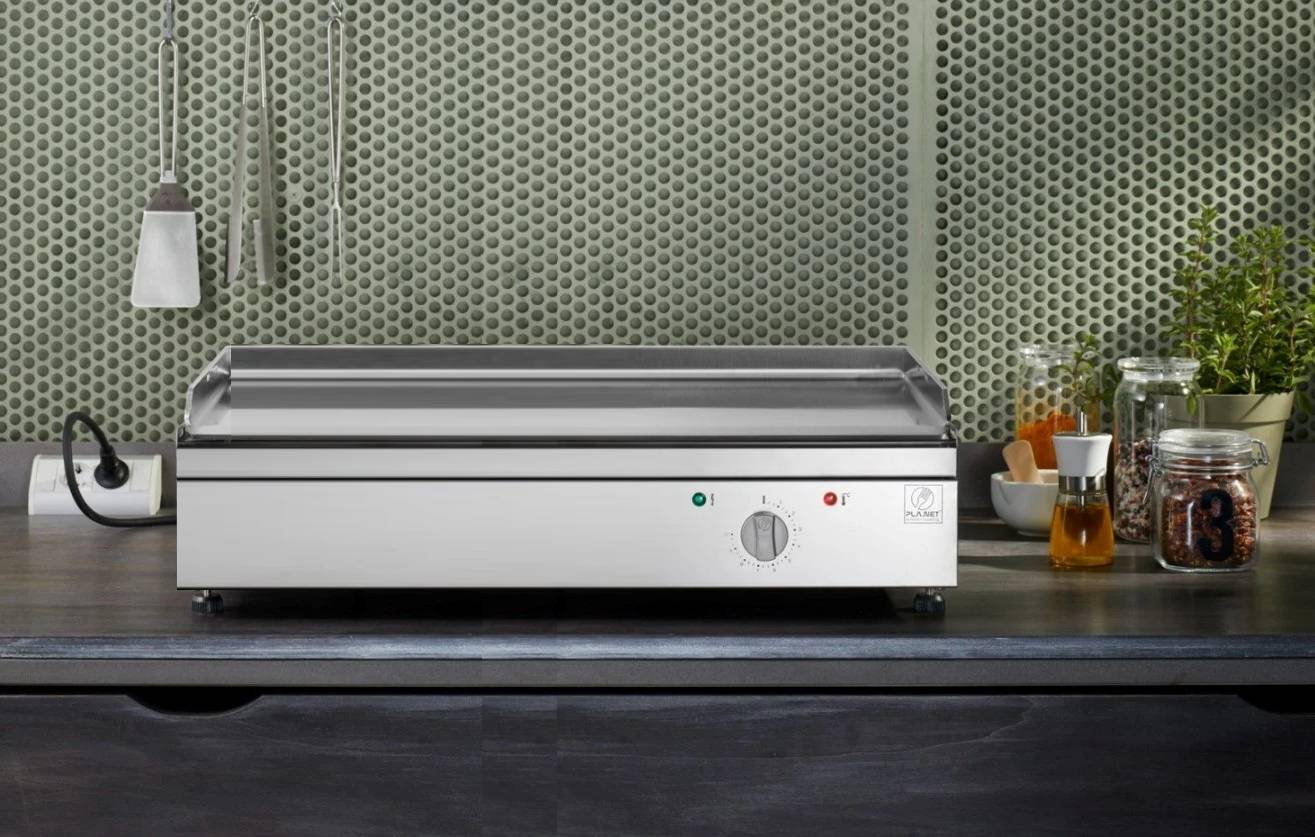 Plancha Planet - Plancha CHEF 80 ELEC - Lisse + Housse PLANET - Imagen 4