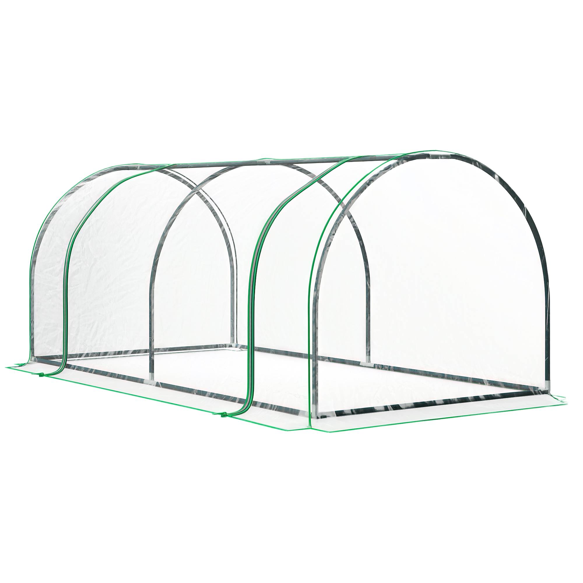 Mini serre de jardin Plastique pour légumes et tomates Bouclier climatique 200x100cm - ComfortXL Outdoor Living - Image 1