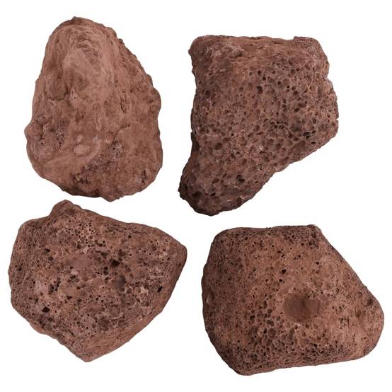 Grosses Roches Volcaniques pour Gabion et Rocaille 25 kg Rouge 10-30 cm - ComfortXL Outdoor Living - Image 4