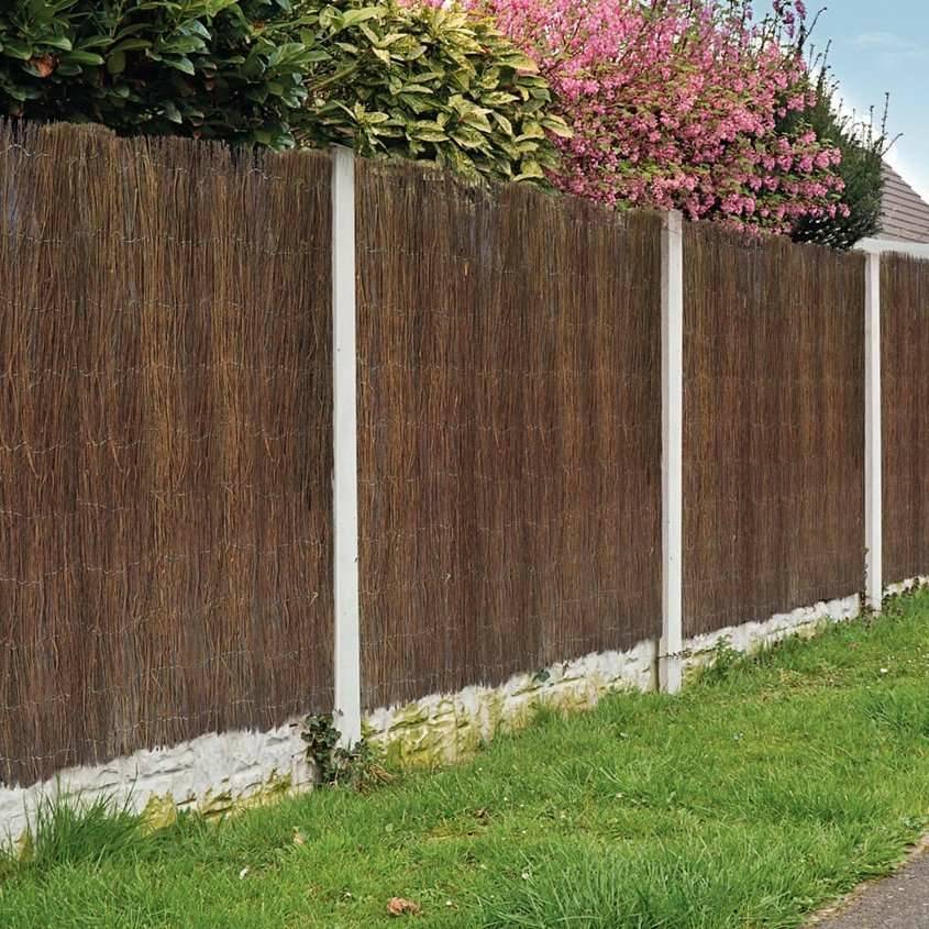 Terre Jardin - Brise-vue 100 × 300 cm bruyère 3 kg/m² occultation 100 % naturel durable - 1 x 3 - Marron - TERRE JARDIN - Imagen 2
