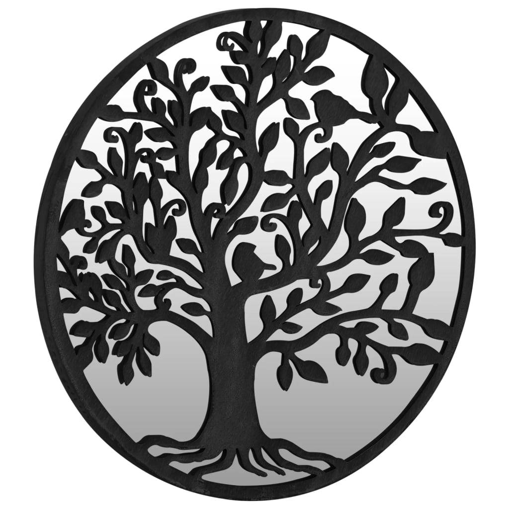 Maison Chic - Miroir de jardin Noir 40x2,5 cm Fer Rond utilisation extérieure Maison Chic - Image 3