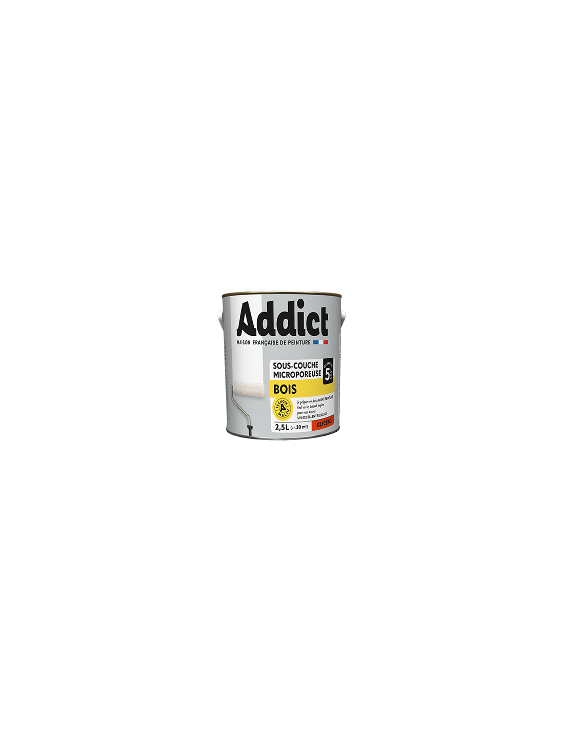 Peinture Sous-couche Bois 2.5l Blanc - Addict - Image 1
