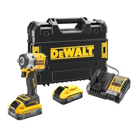 Dewalt - Boulonneuse 1/2” XR 18V DEWALT 5Ah Li-Ion Brushless 406 Nm Jonc de Sécurité - DCF921H2T-QW - Image 1