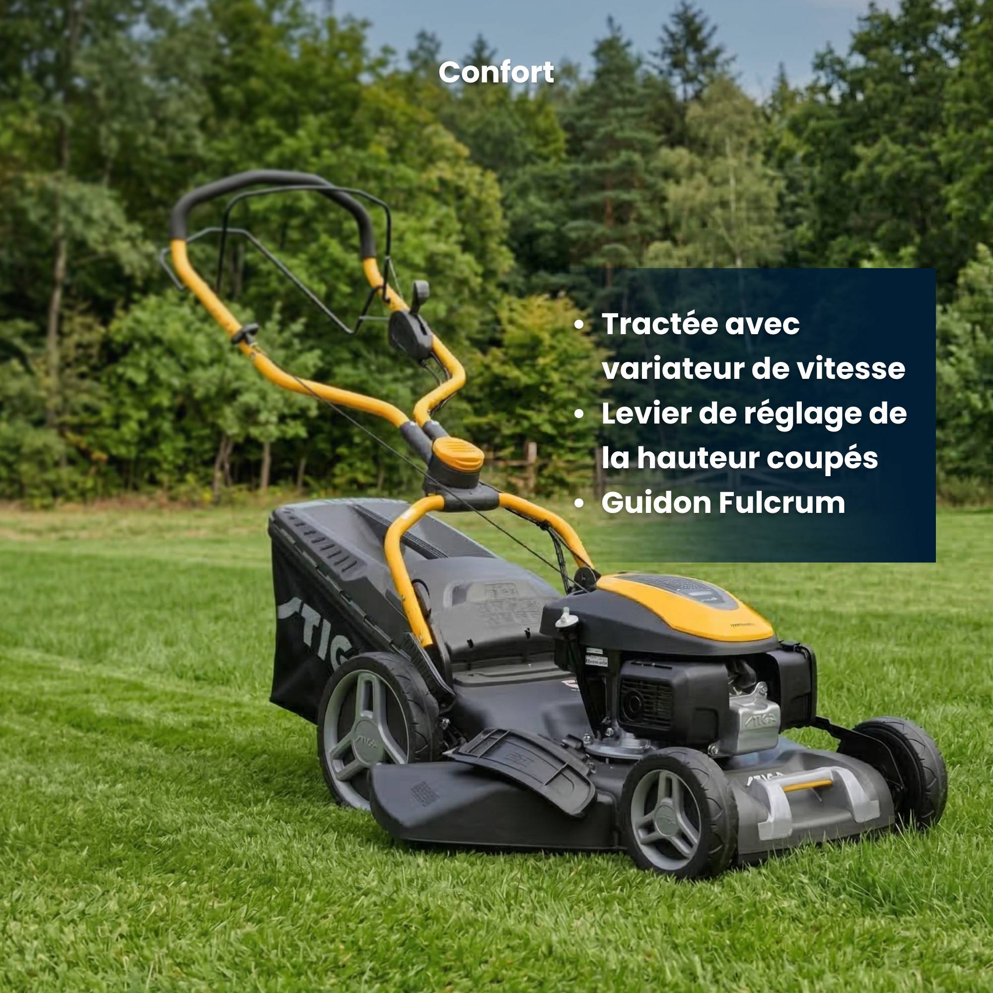 Stiga - Tondeuse COMBI 753 V, 167cc, largeur 51cm, bac 60L, 4 en 1 - STIGA - Image 6