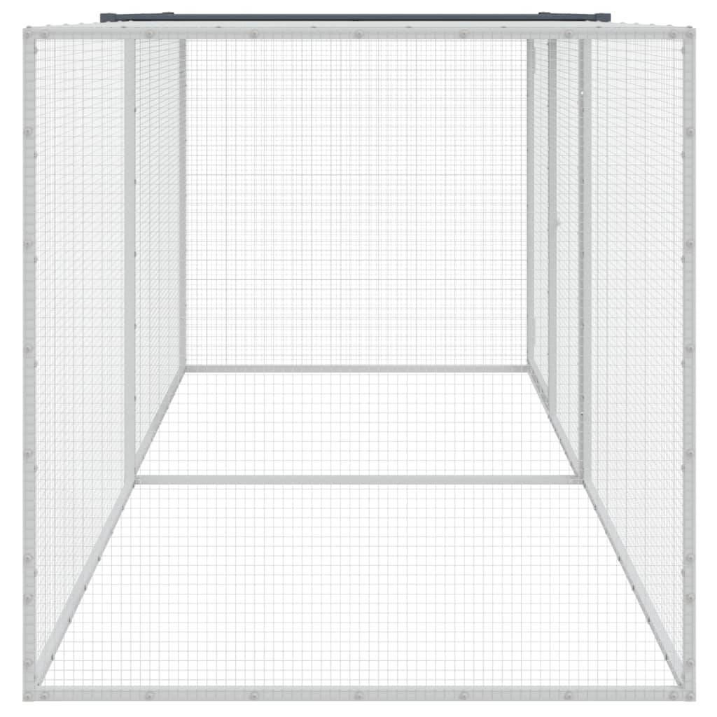 Vidaxl - Cage à poulets avec toit anthracite 203 x 98 x 90 cm Acier galvanisé vidaXL 3189039 - Image 5