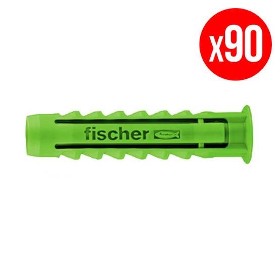 Fischer - Boite de 90 chevilles à expansion FISCHER SX - vert - taille Ø 5 x 25mm - FISCHER - Imagen 1