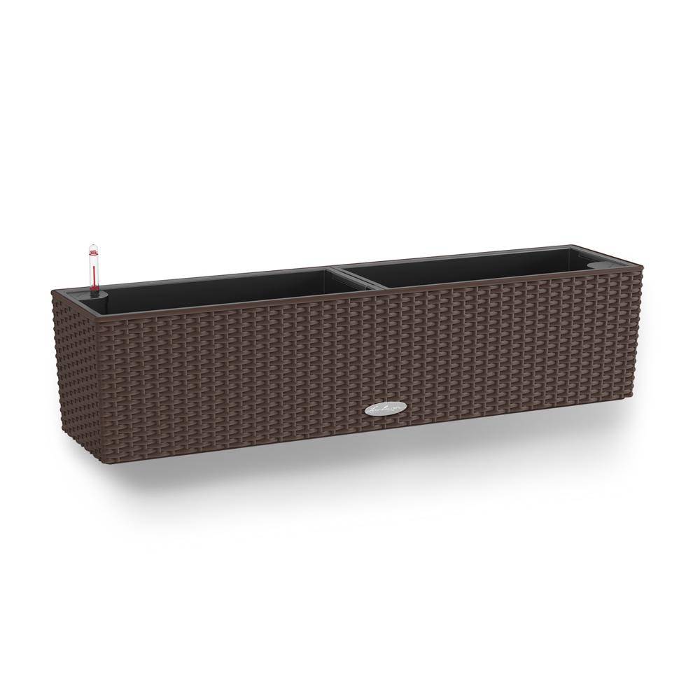 Lechuza - Pot Balconera Cottage 80 - kit complet, moka - 80 cm Lechuza - Imagen 1
